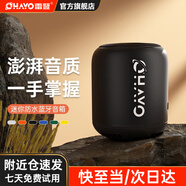 雷登（OHAYO）xb10音響藍(lán)牙音箱重低音炮大功率戶(hù)外迷你便攜式小音響環(huán)繞戶(hù)外大音量無(wú)線(xiàn)防水低音炮 黑色【硅膠外殼+彩燈】京倉(cāng)8倉(cāng) 升級(jí)版【3600毫安】【快至次日達(dá)】