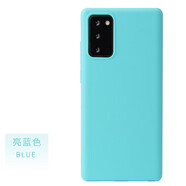 酷跑哥適用三星note20手機殼note20ultra糖果磨砂tpu保護套M31S軟硅膠殼 天藍色 J72017歐版/J7PRO/J730