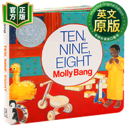 十九八 英文原版繪本 Ten, Nine, Eight 廖彩杏書單 凱迪克銀獎 睡前故事紙板書 9780688149017