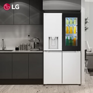 LG冰箱 655升雙開對(duì)開門電冰箱 變頻風(fēng)冷無(wú)霜 節(jié)能凈味養(yǎng)鮮 快速冷凍制冰 大容量超薄家用玻璃門 F664MEH95D