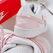 耐克（NIKE）板鞋女鞋2025秋季新款運動鞋COURT小白鞋學(xué)生低幫休閑鞋 DQ0492-100粉色 39