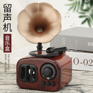 貝慕星兒童玩具復古留聲機音樂(lè )盒情人七夕節禮物八音盒男孩女孩生日禮物