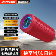 雷登（OHAYO）X10MAX無(wú)線(xiàn)便攜式藍(lán)牙音箱2025新款重低音炮大音量高音質(zhì)戶(hù)外迷你小型自行車(chē)騎行小音響防水音箱 X10Pro紅色全頻揚(yáng)聲器24W 官方標(biāo)配【當(dāng)/次日達(dá)】