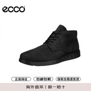 愛步（ECCO）男士高幫舒適休閑鞋520334 02001黑色 40 