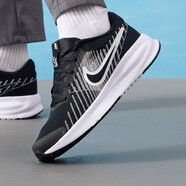 耐克（NIKE）男鞋AIR FLIGHT 89氣墊鞋運(yùn)動(dòng)鞋AJ4兄弟款籃球鞋休閑跑步鞋 Run Defy黑色白HM9594-004 46