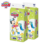 大王（GOO.N）紙尿褲寶寶尿不濕迪士尼輕薄貼身尿褲拉拉褲學(xué)步褲小短褲干爽透氣 紙尿褲L碼- 84片 （共2包）