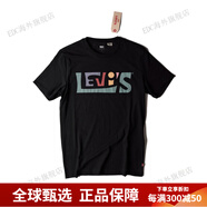李維斯（Levi's）男款經(jīng)典LOGO印花短袖T恤 17783-0140 黑色LEVIS字母:22491-0027 M