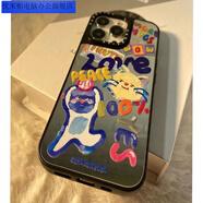 優(yōu)米帕卡通涂鴉iPhone16promax手機殼15蘋(píng)果14/13鏡面xsmax小眾7/8p防摔 鏡面-藍色小人 蘋(píng)果15promax