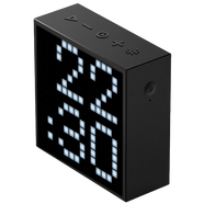 Divoom點音TimeboxEvo藍(lán)牙音箱像素屏鬧鐘男生日禮物桌面電腦音響 暗夜黑 標(biāo)配