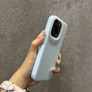 博巴特軟糯Q彈半透奶油綠多巴胺果凍殼適用oneplus一加13液態(tài)硅膠ace5磁吸無(wú)線(xiàn)充手機殼1+13耐臟findx8 果凍【奶藍 液態(tài)硅膠】 一加Ace5