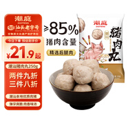潮庭 正宗汕頭手工豬肉丸 250g/袋  夜宵關(guān)東煮火鍋食材燒烤煮湯必備