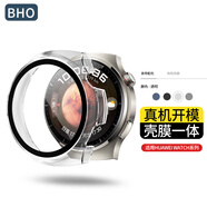 BHO【熱銷10萬(wàn)+】適用華為gt5/5pro保護(hù)殼一體手表膜watch5/4pro鋼化膜fit4/pro/gt4/3pro保護(hù)套防摔 Watch4Pro【殼膜一體·透明色】探索版不通用