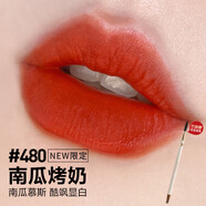 美寶蓮（MAYBELLINE）接吻棒210唇釉女不易脫色口紅提升氣色巨持色啞光液體唇釉禮物 #480南瓜烤奶