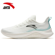 anta kids安踏輕便跑鞋男鞋2025夏季新款網(wǎng)面透氣減震運動鞋軟底舒適跑步鞋 5571-1象牙白/冰水綠 40 現(xiàn)貨速發(fā)