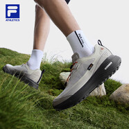斐樂（FILA）官方男鞋NUVOLE 3 ATR戶外鞋2025夏柔云3 跑步鞋 銀灰-SG 40