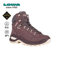 LOWA逆行者德國登山戶(hù)外徒步鞋防水作戰靴RENEGADE GTX女款春夏gorete 棕玫瑰色/奶白色 37