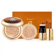 后（The history of Whoo） 后套裝拱辰享水妍水乳霜套盒補(bǔ)水控油平衡水沄水妍女護(hù)膚品禮盒 后天氣丹華泫精華氣墊21號(hào)
