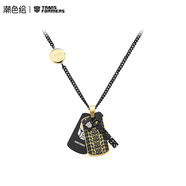 潮色繪變形金剛項(xiàng)鏈男時(shí)尚潮流嘻哈項(xiàng)鏈吊墜送男友生日禮物送男生 3001