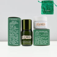 _dm國內(nèi)專柜LAMER精粹液潔面面霜煥膚水中小樣套裝日常護(hù)理 2件套 精萃液15ml+面霜7ml 送海藍(lán)之謎5