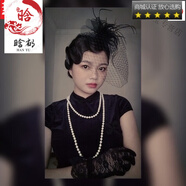 XPELA配旗袍的項(xiàng)鏈復(fù)古珍珠百搭多層長款毛衣鏈夜上海演出走秀配飾品 項(xiàng)鏈+手套+發(fā)飾