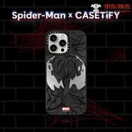 CASETIFYMARVEL x  Spider-Man毒液猛毒共生體面罩適用于iPhone16ProMax/16Pro/15ProMax/14ProMax手機殼 銀鏡黑框iPhone_16_Pro_