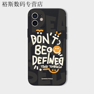 派欽適用于紅米NOTE全系列K50/K40手機殼CIVI2美式cc98手機殼 不被定義英文【全包硅膠】黑 10青春