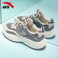 anta kids安踏王一博同款男鞋ACE運(yùn)動(dòng)鞋2025新款夏男款店老爹跑步鞋子 (星光)沙暴灰/泥沙灰8836 41