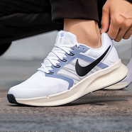 耐克（NIKE）官方艦店跑步鞋男鞋 2025秋季新款運動鞋透氣跑步鞋 105/飛線技術(shù)/白藍 41 (260mm)