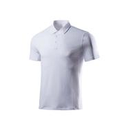 龍牙（Dragon Tooth）二代龍牙隱之云纖速干短袖POLO春夏時(shí)尚百搭純色透氣衫 白色 3XL (185/112B)