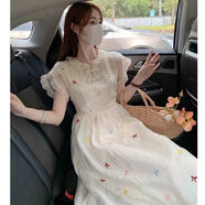 佐緋絡(luò )新中式國風(fēng)連衣裙少女夏裝2025初中高中學(xué)生超仙森系顯瘦裙子 主圖款 XL 建議110-120斤