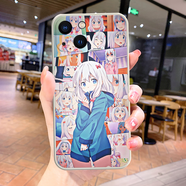 WENYAFFiPhone14promax手機(jī)殼13 12 11pro動漫二次元蘋果6S Plus硅膠SE2/3軟蘋果7 8plus磨砂16e全包防摔 二次元和泉紗霧埃羅芒阿老師 液態(tài)硅膠古董白-其他