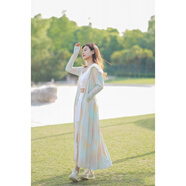 蕉下帆防曬衣長(zhǎng)款全身女夏季防紫外線防曬服超長(zhǎng)款透氣防曬衣女2025新款 印花長(zhǎng)款【長(zhǎng)度148cm】 送紫外線 XL 【體重120-145斤】