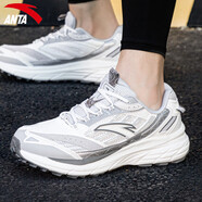 安踏老爹鞋男女情侶網(wǎng)球風(fēng)復古休閑鞋低幫輕便運動(dòng)鞋潮2025冬季新 復古運動(dòng)鞋-月光白 41