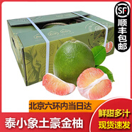 【順豐】泰小象土豪金柚泰國進(jìn)口柚子蜜柚翡翠柚新鮮水果當(dāng)季 2粒 單果2.4斤左右