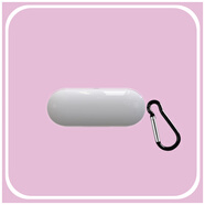 念立岸倍思AG20保護套適用Baseus開(kāi)放式真無(wú)線(xiàn)耳機殼AirGo系列PM66-A藍牙耳機套硅膠防摔透明軟殼簡(jiǎn)約小 純透明+掛鉤 倍思AG20