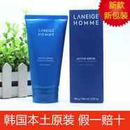 LANEIGE蘭芝男士舒潤泡沫洗面奶深層清潔毛孔潔面乳保濕補清爽韓國專柜 正常規(guī)格 150g