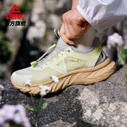 匹克（PEAK）態(tài)極趣野SE新款跑步鞋男戶外透氣洞洞鞋百搭休閑鞋女 茶綠-女款 35