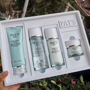 柏氏（PAT'S）水柔護膚品套裝補水保濕修護老飛翔化妝品組合秋冬季護膚禮盒舒緩 4件套（潔面+凝露+乳液+面霜）