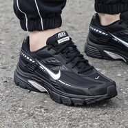 耐克（NIKE）官方艦店男鞋 2025秋季新款正品復古休閑鞋運動(dòng)鞋厚底老爹鞋子男 INITIATOR/潮流跑鞋/銀黑 41
