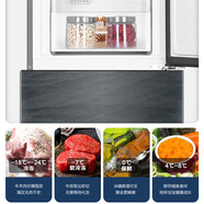 海爾冰箱兩開門170升 風冷無霜 智能雙變頻 干濕分儲 家用小型 節(jié)能電冰箱 白色-家用