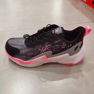 李寧Lining/李寧暗夜精靈 3.0兒童夜光時(shí)尚緩震回彈休閑運動(dòng)鞋YKCT108 黑/粉色YKCT108-6 33