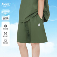 安奈兒【7A抗菌】童裝男童女童褲子夏季寬松黑科技休閑褲