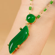 美人腰吊墜氣質(zhì)時(shí)尚項鏈女個(gè)性百搭抖音爆款輕奢毛衣鏈 氣質(zhì)百搭綠色時(shí)尚項鏈 【平臺已認證】