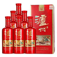 瀘州（luzhou）瀘州老窖股份 52度濃香型白酒禮盒裝送禮 52度 500mL 6瓶 瀘州禮順