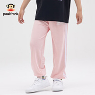大嘴猴（paul frank）童裝兒童休閑長褲2025夏款舒適透氣男女童時尚百搭中大童外穿運動 淺粉 120