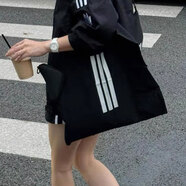 阿迪達(dá)斯 （adidas）男包女包新款手拎包休閑包便捷三角包可折疊二合一運(yùn)動(dòng)單肩包 JX5481/2.5*15*8.5cm 以專柜實(shí)物為準(zhǔn)