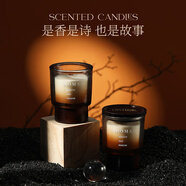 舒居香薰蠟燭浪漫香氛蠟燭燭臺(tái)表白蠟燭家用無煙杯蠟禮物女