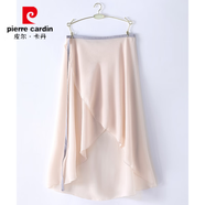 皮爾卡丹（pierre cardin）紗裙半身裙女一片式芭蕾舞古典舞練功舞蹈氣質(zhì)色前長(cháng)后短不規則 桔色 均碼
