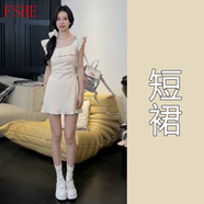FSHE娃娃領(lǐng)波點女裝夏季連衣裙子2025新款小個子梨形身材法式氣質(zhì)長裙 短裙【娃娃領(lǐng)連衣裙/波點裙/赫本 M 45/55kg