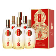 瀘州老窖福祿自在淡雅52度濃香型白酒500ml*6瓶整箱